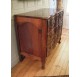 Walnut crossbow chest of drawers, 18th century