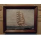 Tableau de marine : voilier 4 mâts carré, signé Pierre Forest