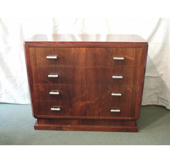 Sold Rosewood Dresser Drawers Art Deco Era