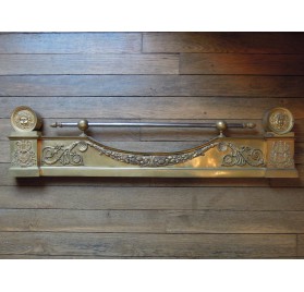 Iron fire bar, 19th century