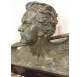 Art Deco bronze : Jean Mermoz bust by Ouline