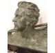 Bronze Art Déco : buste de Jean Mermoz par Ouline