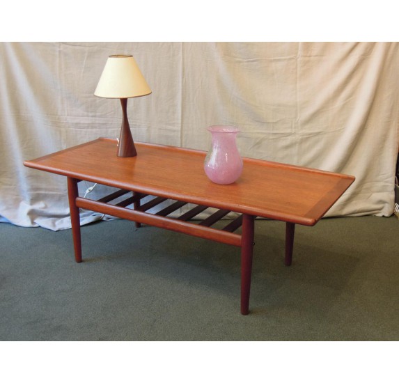 Danish teak coffee table by Grete Jalk