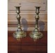 Pair of bronze candlesticks, Louis XV era