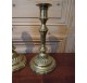 Pair of bronze candlesticks, Louis XV era