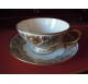 Sevres porcelain teacup, Fontainebleau castle hunts