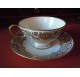 Sevres porcelain teacup, Fontainebleau castle hunts