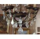 Large chandelier gided wrought iron, by Maison Delisle