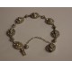 Norman jewel : bracelet from Saint Lô, in silver and strass.