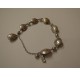 Norman jewel : bracelet from Saint Lô, in silver and strass.