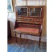 18th century mahognay cylinder desk with showcase