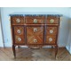 Veneered chest of drawers, 18th century