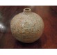 70s enamelled stoneware vase by Raymond Louis Quillivic