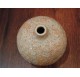 Vase boule ou soliflore en terre cahmottée de Raymond Louis Quillivic