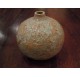 Vase boule ou soliflore en terre cahmottée de Raymond Louis Quillivic