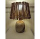 50s stoneware lamp by Drillon, Puisaye