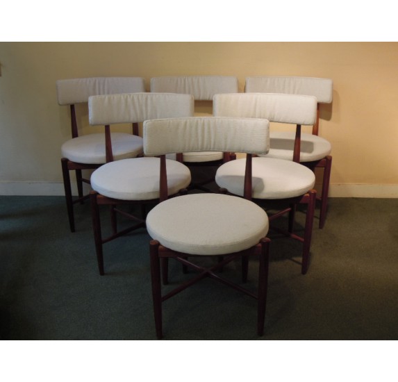 Nice set of 6 teak chairs scandinavian style by g-plan Nice set of 6 teak chairs scandinavian style by g-plan