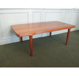 Solid teak coffee table, scandinavian style