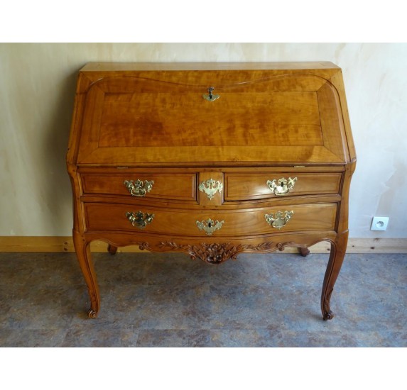 Cherry writing desk, Louis XV era