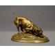 Bronze ratter dog by Pierre-Jules Mêne