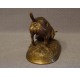 Chien ratier en bronze de Pierre-Jules Mêne