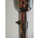 Chromed metal Art-Deco floor lamp