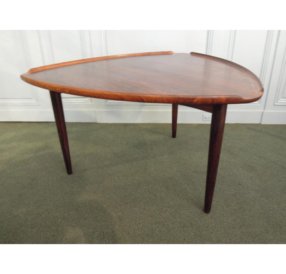 Rosewood coffee table "Pick" by Poul Thorsbjerg Jensen & Silkeborg