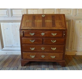 Solid mahogany scriban desk from St Malo.