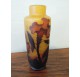 Daum Art Nouveau vase : cockscomb amaranth
