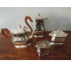 Art Deco solid silver coffee and tea service set