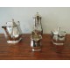 Art Deco solid silver coffee and tea service set