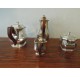 Art Deco solid silver coffee and tea service set