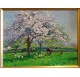 Apple blossoms in Normandy by Louis Edouard Garrido