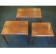 Johannes Andersen teak nesting tables for CFC Silkeborg