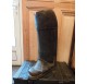 Coachman black leather boot