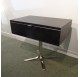 Sixties executive desk, chrome and glass top, by Dassas