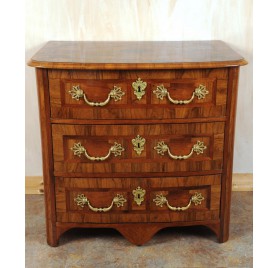 Louis XIV olive wood chest of drawers