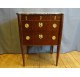 Small mahogany chest of drawers, Louis XVI period stamped by Fidelis Schey