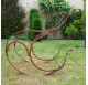 Rocking chair in wrought iron, late 19th century