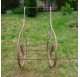 Rocking chair in wrought iron, late 19th century