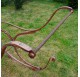 Rocking chair in wrought iron, late 19th century