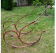 Rocking chair in wrought iron, late 19th century