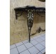 Louis XV style lacquered and gilded wrought iron console table
