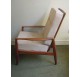 Scanadinavian style highback teak armchairs