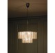 50s glass chandelier by Austrolux