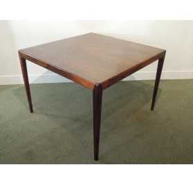 Table basse en palissandre de Poul Hundevad et Kai Winding