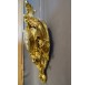 Louis XV wall clock in gilded bronze by Herbault in Paris