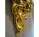 Louis XV wall clock in gilded bronze by Herbault in Paris