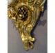 Louis XV wall clock in gilded bronze by Herbault in Paris
