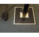 Vintage black and gold floor lamp by Relco, Milano